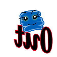 Trendy positive and negative word game-4 sticker #14041819