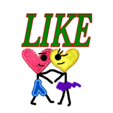 Trendy positive and negative word game-4 sticker #14041820