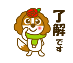 Cavalier dog winter and spring sticker #14042249