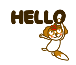 Cavalier dog winter and spring sticker #14042262