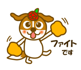 Cavalier dog winter and spring sticker #14042268