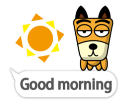 TF-Dog Animation 2 ( English ) sticker #14042290