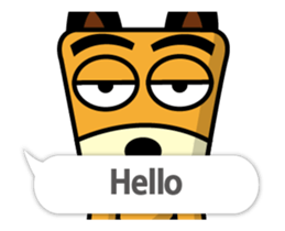 TF-Dog Animation 2 ( English ) sticker #14042291