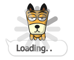 TF-Dog Animation 2 ( English ) sticker #14042298