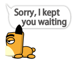 TF-Dog Animation 2 ( English ) sticker #14042299