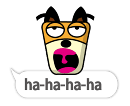 TF-Dog Animation 2 ( English ) sticker #14042303