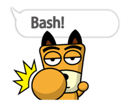 TF-Dog Animation 2 ( English ) sticker #14042306