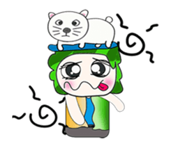 .... Mr. Tamura and cat... sticker #14042486