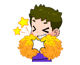 CHEERING BOYS sticker #14042575