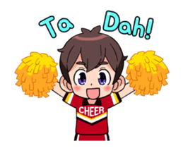 CHEERING BOYS sticker #14042576
