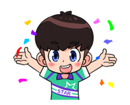 CHEERING BOYS sticker #14042578