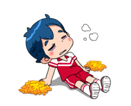 CHEERING BOYS sticker #14042581