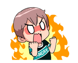 CHEERING BOYS sticker #14042582