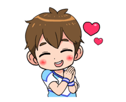 CHEERING BOYS sticker #14042586