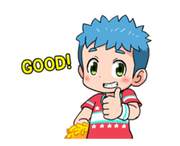 CHEERING BOYS sticker #14042589