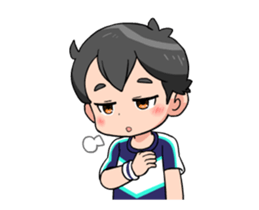 CHEERING BOYS sticker #14042591