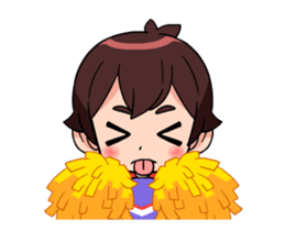CHEERING BOYS sticker #14042592