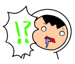 Friends playing with costumes sticker #14043374