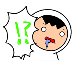 Friends playing with costumes sticker #14043374