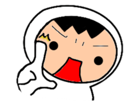 Friends playing with costumes sticker #14043377