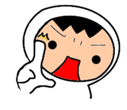 Friends playing with costumes sticker #14043377