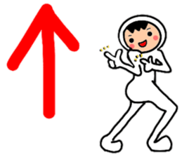 Friends playing with costumes sticker #14043392