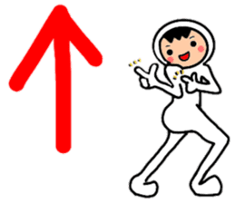 Friends playing with costumes sticker #14043392