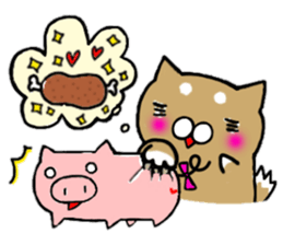 Friends playing with costumes sticker #14043395