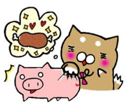 Friends playing with costumes sticker #14043395