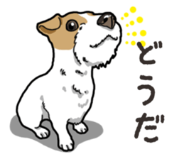 Wanko-Biyori JRT-Jack Russell terrier sticker #14043694