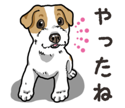 Wanko-Biyori JRT-Jack Russell terrier sticker #14043696