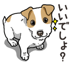Wanko-Biyori JRT-Jack Russell terrier sticker #14043697