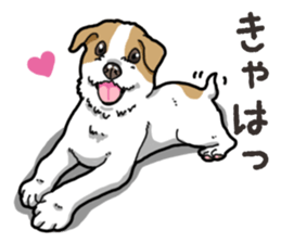 Wanko-Biyori JRT-Jack Russell terrier sticker #14043698