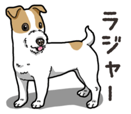 Wanko-Biyori JRT-Jack Russell terrier sticker #14043704