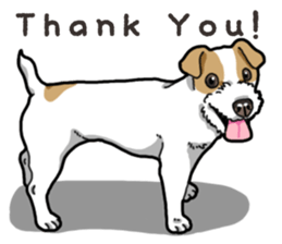 Wanko-Biyori JRT-Jack Russell terrier sticker #14043711