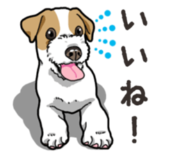 Wanko-Biyori JRT-Jack Russell terrier sticker #14043712