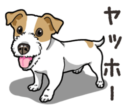 Wanko-Biyori JRT-Jack Russell terrier sticker #14043714