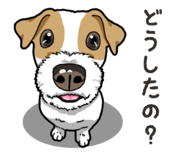 Wanko-Biyori JRT-Jack Russell terrier sticker #14043722
