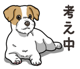 Wanko-Biyori JRT-Jack Russell terrier sticker #14043728