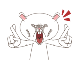 Strange Bunny Animated sticker #14044039