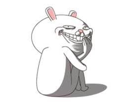 Strange Bunny Animated sticker #14044043