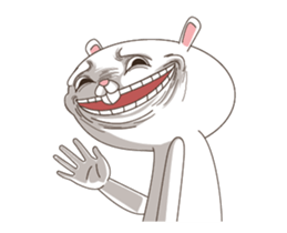 Strange Bunny Animated sticker #14044044