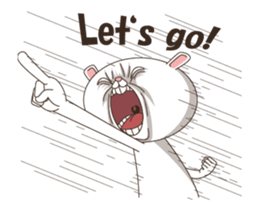 Strange Bunny Animated sticker #14044050