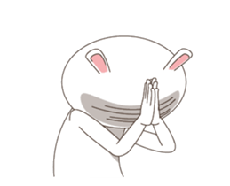 Strange Bunny Animated sticker #14044054