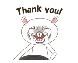 Strange Bunny Animated sticker #14044058