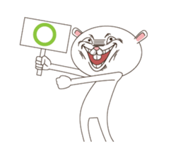 Strange Bunny Animated sticker #14044060