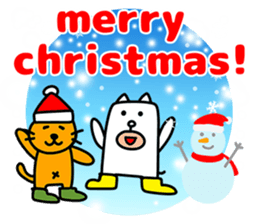 Xmas&New Year COOL DOG sticker #14044410