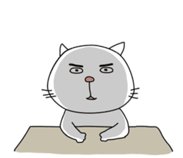Civil servant cat 3 sticker #14044984