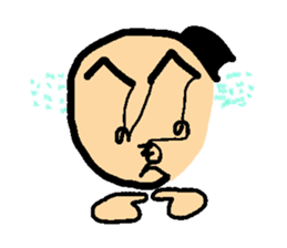 Hiragana Samurai sticker #14045621