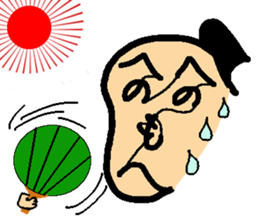 Hiragana Samurai sticker #14045623